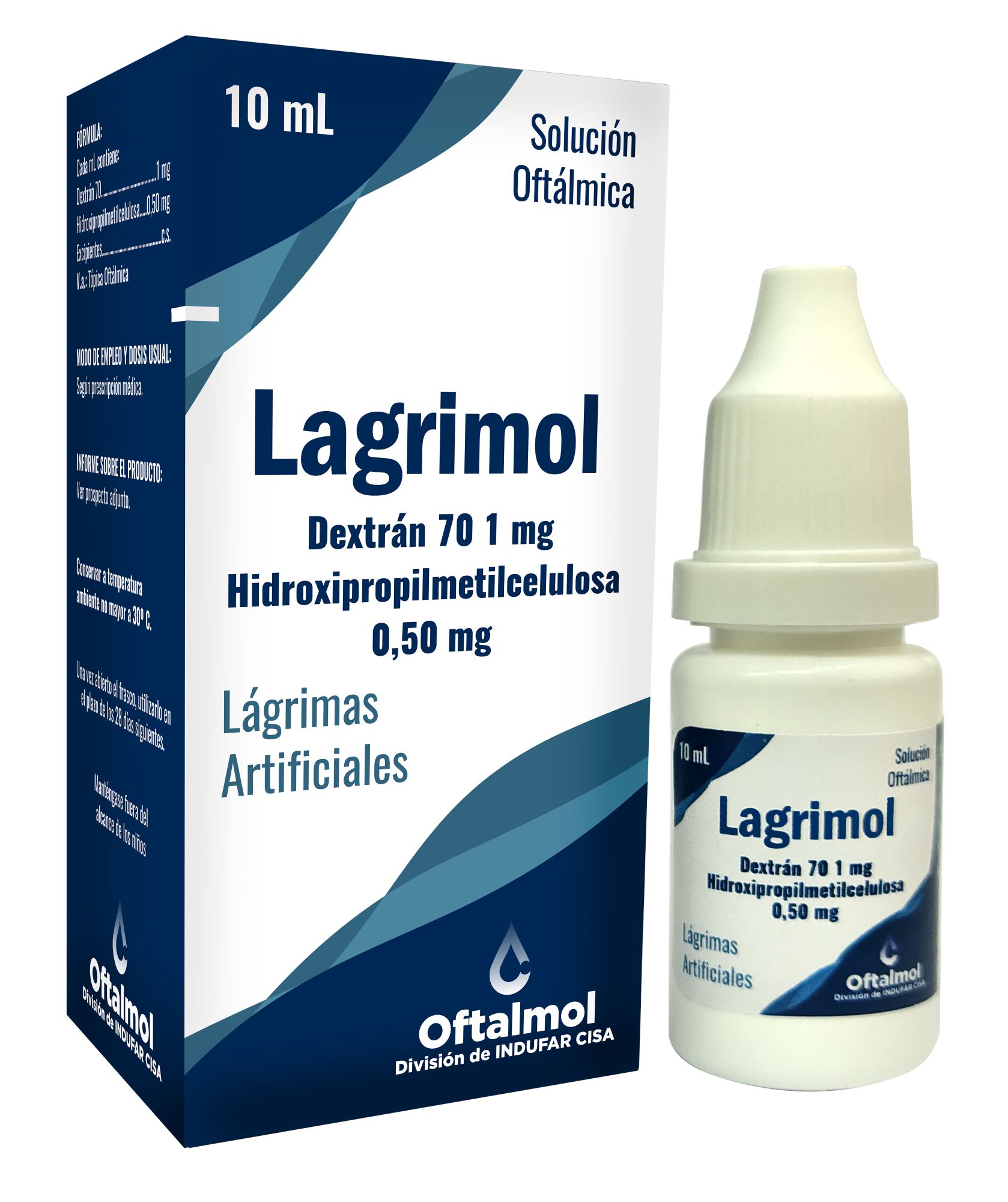 LAGRIMOL SOL. OFT X 10 ML - Laboratorios Indufar C.I.S.A.